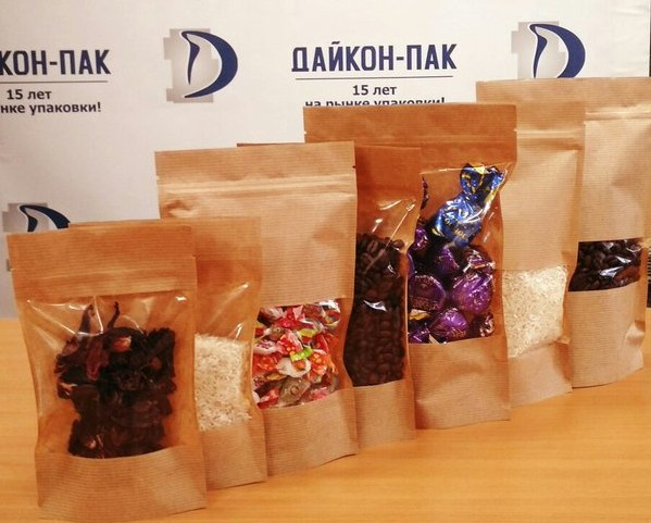 КРАФТ ZIP-лок С ОКНОМ